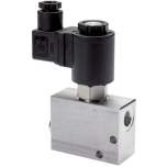 2WV12NCB-12V=. 2/2-Wege Ventil, stromlos geschlossen (NC), beidseitig