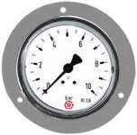 Riegler 101850.Standard pressure gauge, front ring, G 1/8, 0 - 1 bar, Ø 40