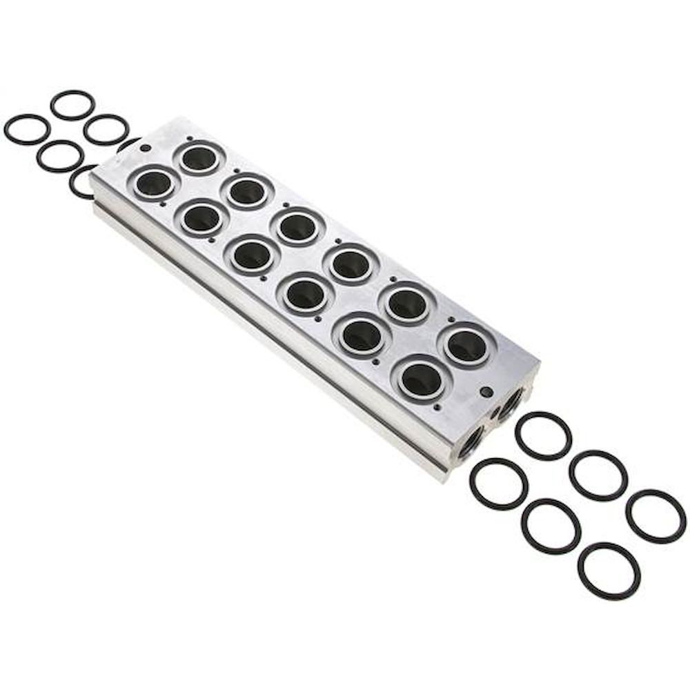 YPC MF6300-6. Reihenleiste (6-fach) für SF6000 (3/2-Wege)