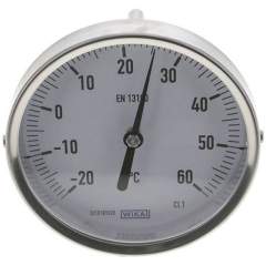 Wika TWT 26100100 ES Bimetallthermometer, waagerecht D100/-20 bis +60°C/100mm