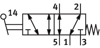 Kipphebelventil VHEF-V-M52-M-G14 - Festo 5300034