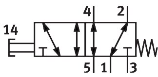 Tasterventil VHEF-P-M52-M-N14 - Festo 5299727
