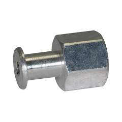 Riegler 108512.Connection nipple for bellows suction cup, round, »FGA«