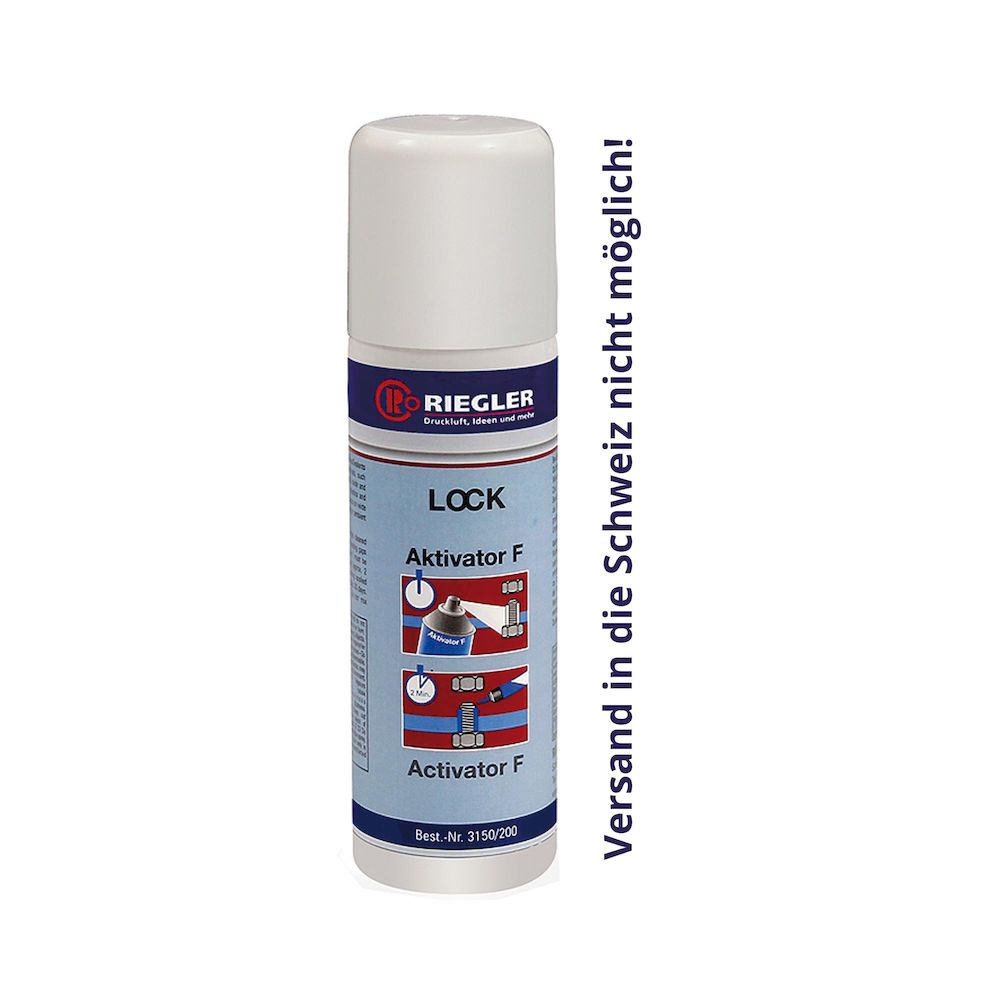 Riegler 114565.Lock activator F, activated passive surfaces, 200 ml