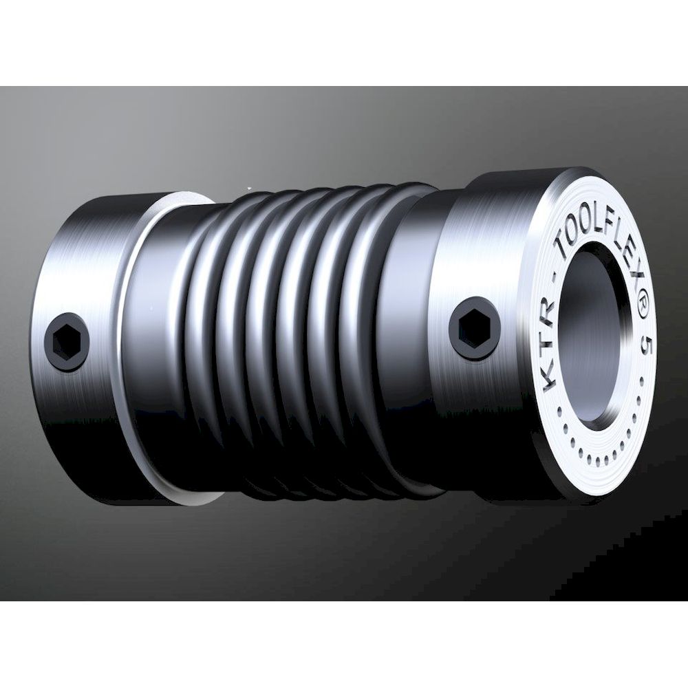 KTR 580090071001. Toolflex 9 type M 1.1 Ø10F7/1.1 Ø10F7  glued/bellow with 6 shafts