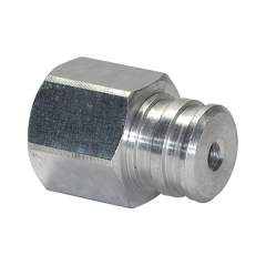 Riegler 108487. Anschlussnippel für Flachsauger, oval, SGO, M5 IG Ø 15x5 / 18x6