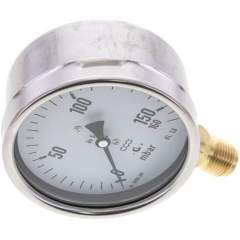 MS 160100 MB5CR * Manometer senkrecht 100mm, 0-160 mbar, G 1/2"