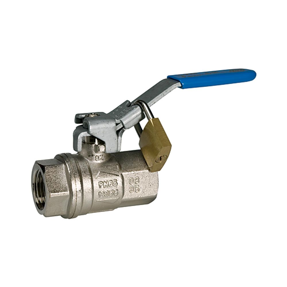 Riegler 103143.Safety ball valve, lockable, without venting hole, Rp 1/2