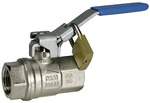 Riegler 103147.Safety ball valve, lockable, without venting hole, Rp 1 1/2