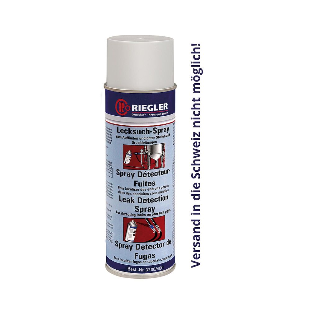 Riegler 114570.Leak detection spray, 400 ml