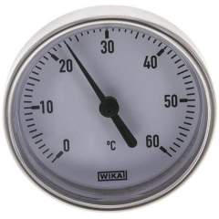 Wika TW 606340 AL Bimetallthermometer, waagerecht D63/0 bis +60°C/40mm