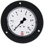 Riegler 101880.Standard pressure gauge, front ring, G 1/8, 0-1 bar, Ø 40