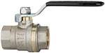 Riegler 103164.Ball valve standard design, black steel lever, IT/IT, G 2