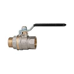 Riegler 103198.Ball valve standard design, black steel lever, IT/ET, G 3/4