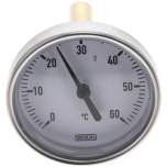 Wika TW 606360 AL Bimetallthermometer, waagerecht D63/0 bis +60°C/60mm