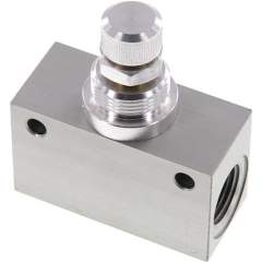 DV-12-E. Block-Choke valve, G 1/2", Standard