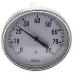 Wika TW 80100100 AL Bimetallthermometer, waagerecht D100/0 bis +80°C/100mm