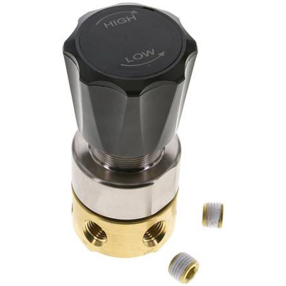 DR 14-35 HD Hochdruck-Druckminderer, NPT 1/4", 0,3-35 bar, Messing