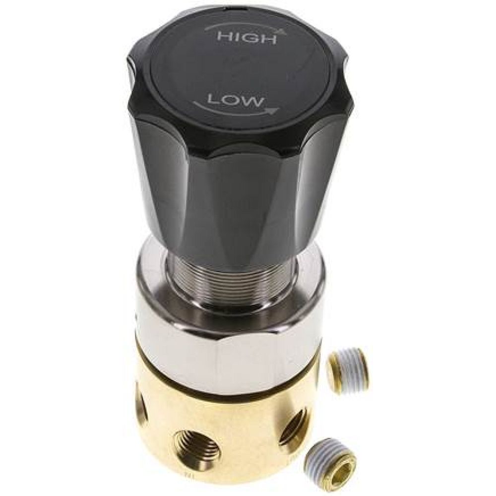 DR 14-104 HD Hochdruck-Druckminderer, NPT 1/4", 0,7-104 bar, Messing