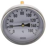 Wika TW 160100100 AL Bimetallthermometer, waagerecht D100/0 bis +160°C/100mm
