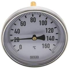 Wika TW 160100100 AL Bimetallthermometer, waagerecht D100/0 bis +160°C/100mm