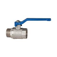 Riegler 115722.Ball valve »valve line«, Hand lever blue, IT/ET, G 3/4