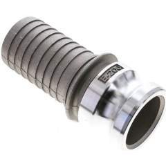 Kamlock-Stecker (E) 50 (2")mm Schlauch, Aluminium