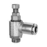 Riegler 116799.Throttle check valve, discharge, G 1/8, plug-in connector 4