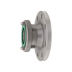 Riegler 108352. Storz-Übergangsstück, ES V4A, Storz-Größe 75-B, Flansch DN 80