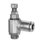 Riegler 115701.Throttle check valve, supply air, G 3/8, plug-in connector 10