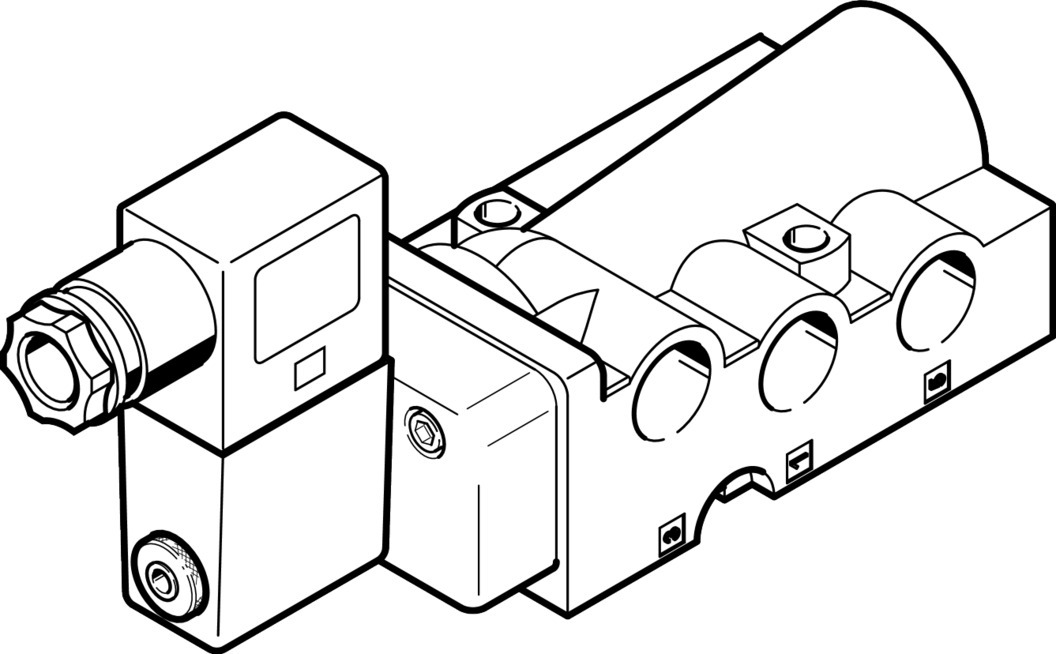 Magnetventil NVF3-MOH-5/2-K..+MSFG-24 - Festo 552430