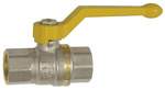 Riegler 133175.Ball valve EN 331 DVGW, nickel-plated brass, Hand lever, Rp 1 1/2