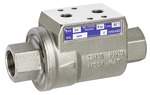 Riegler 103730.Coaxial valve pneumat. actuated, double-acting, NC, FKM, Rp 1