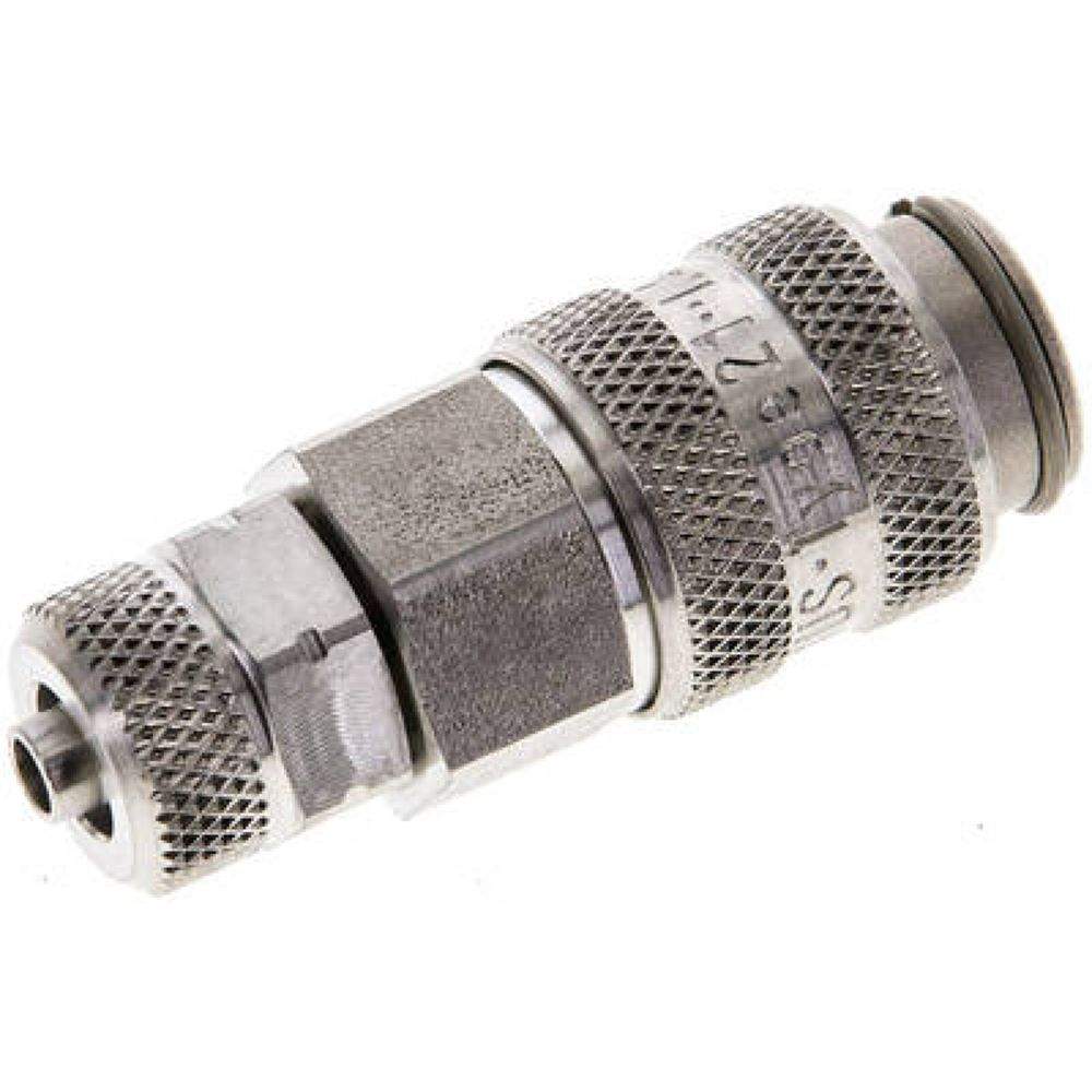 Parker KDK 4 NW5 ES4A BA. Kupplungsdose (NW5) 6x4mm Schlauch, 1.4404