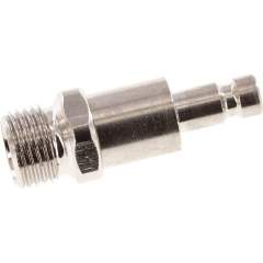 Kupplungsstecker (NW2,7) G 1/8"(AG), Messing vernickelt