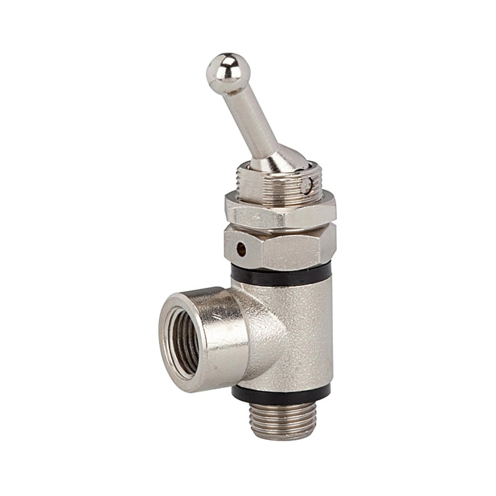 Riegler 107027.3/2-way toggle lever valve, Hose side, screw connection, G 1/4