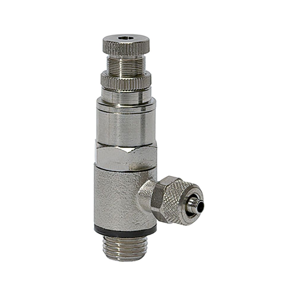 Riegler 107041.Compact pressure regulator, Quick connector for hose 8/6, G 1/8