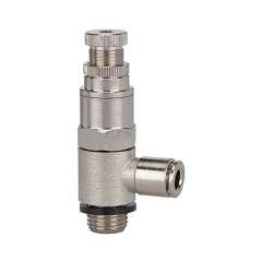 Riegler 107048.Compact pressure regulator, Push-in connector for hose 6, G 1/4