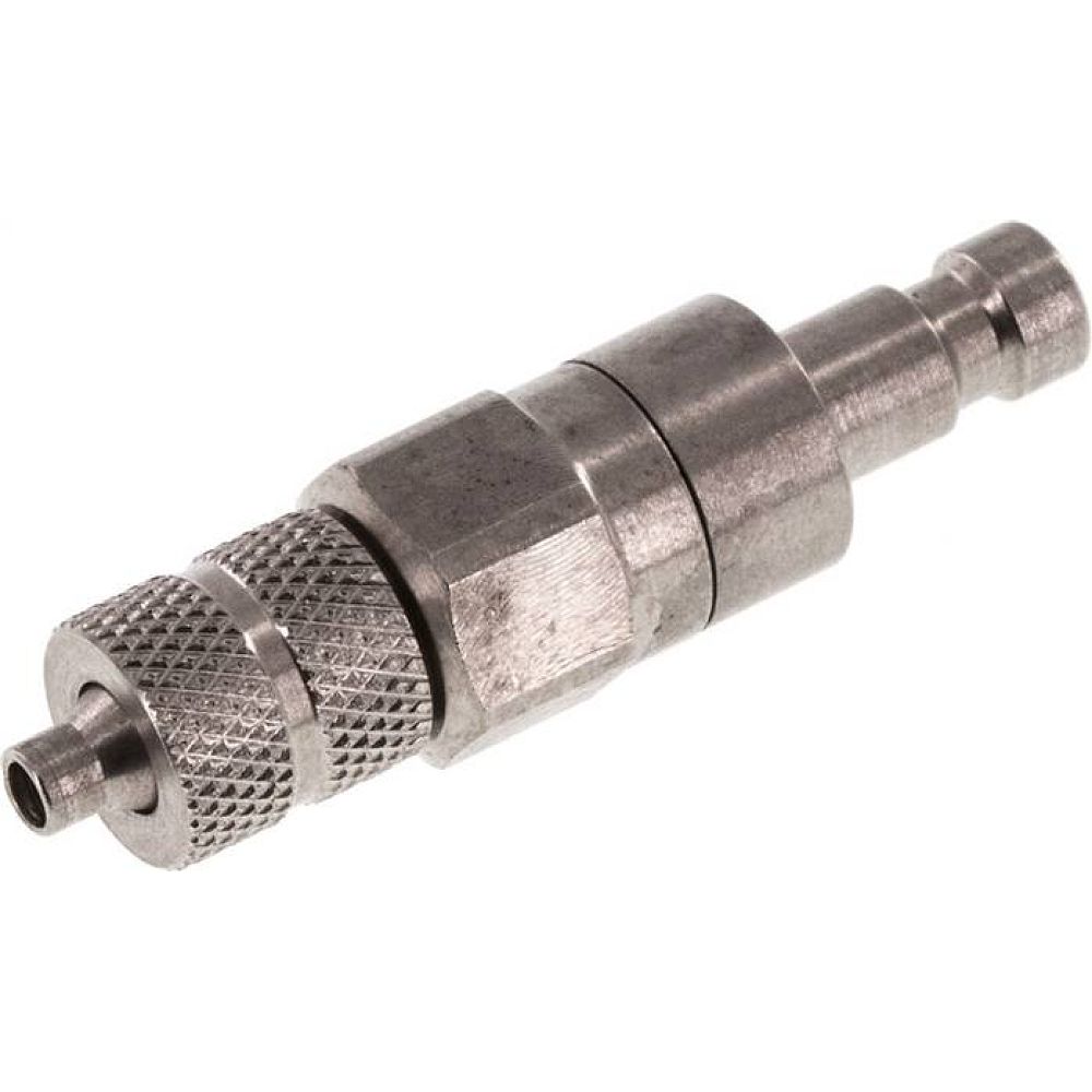 Kupplungsstecker (NW2,7) 4,3x3mm Schlauch, Edelstahl
