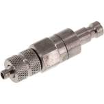 Kupplungsstecker (NW2,7) 4,3x3mm Schlauch, Edelstahl