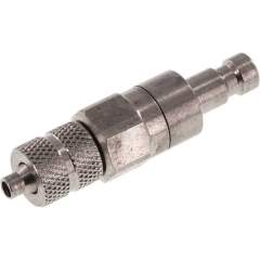 Kupplungsstecker (NW2,7) 4,3x3mm Schlauch, Edelstahl