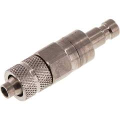 Kupplungsstecker (NW2,7) 6x4mm Schlauch, Edelstahl