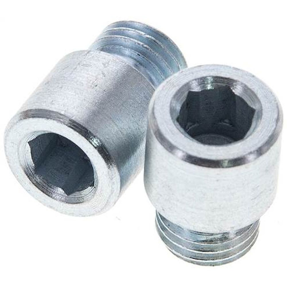 Threaded bolts f. Round cylinders, 32 mm (2 pieces)