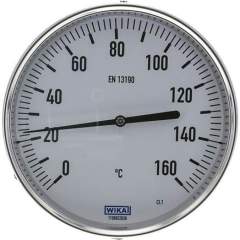 Wika TW 16016063 Bimetallthermometer, waagerecht D160/0 bis +160°C/63mm