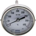 Wika TW 4008063 Bimetallthermometer, waagerecht D80/0 bis +400°C/63mm