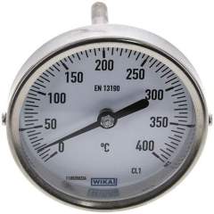 Wika TW 4008063 Bimetallthermometer, waagerecht D80/0 bis +400°C/63mm