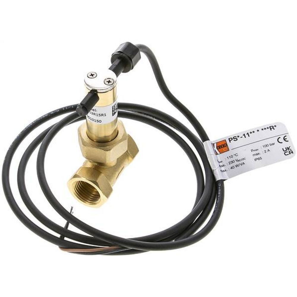 SWP 12 MS Prallscheiben-Durchflusswächter G 1/2", Messing