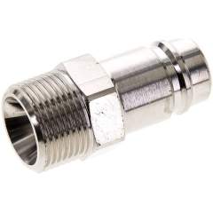 Parker KSG 34 NW15 MSV. Kupplungsstecker (NW15) G 3/4"(AG), Messing vernickelt