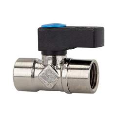 Riegler 103326.Mini ball valve, Rotating handle, G/R 1/2 IT/ET