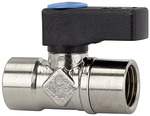 Riegler 103325.Mini ball valve, Rotating handle, G/R 3/8 IT/ET